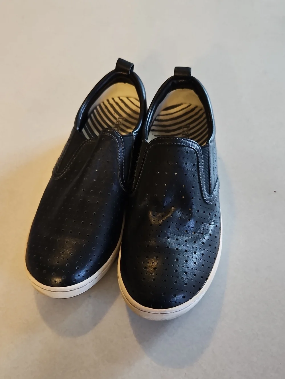 Taos Black Slip On Shoes